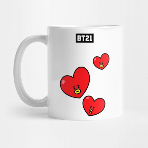 bt21 bts exclusive design 33 by Typography Dose